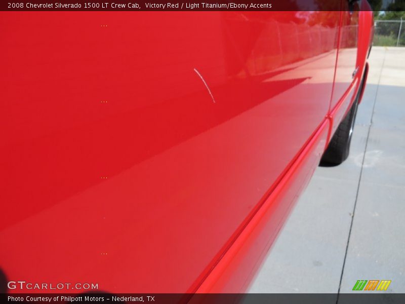 Victory Red / Light Titanium/Ebony Accents 2008 Chevrolet Silverado 1500 LT Crew Cab