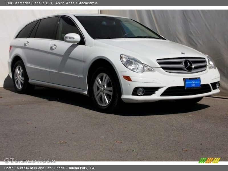 Arctic White / Macadamia 2008 Mercedes-Benz R 350