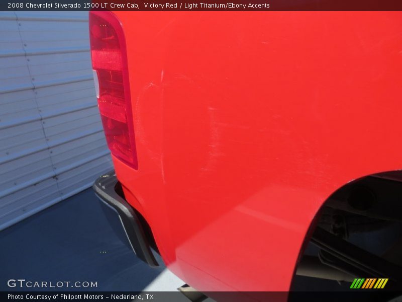 Victory Red / Light Titanium/Ebony Accents 2008 Chevrolet Silverado 1500 LT Crew Cab