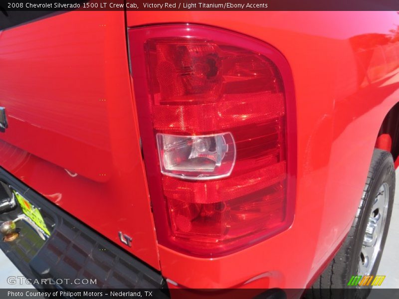 Victory Red / Light Titanium/Ebony Accents 2008 Chevrolet Silverado 1500 LT Crew Cab