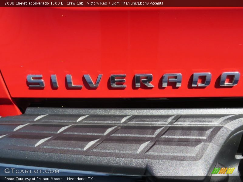 Victory Red / Light Titanium/Ebony Accents 2008 Chevrolet Silverado 1500 LT Crew Cab