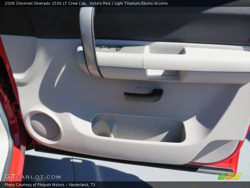 Victory Red / Light Titanium/Ebony Accents 2008 Chevrolet Silverado 1500 LT Crew Cab
