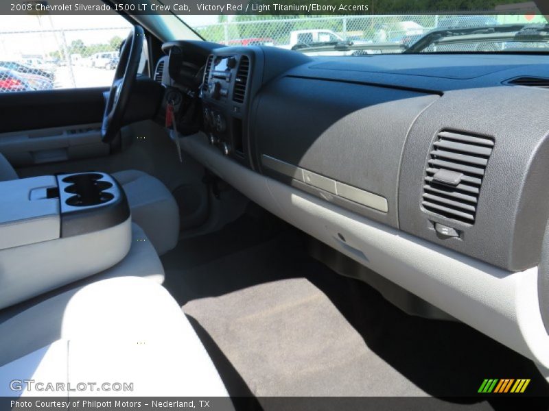 Victory Red / Light Titanium/Ebony Accents 2008 Chevrolet Silverado 1500 LT Crew Cab