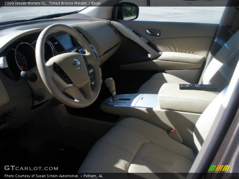 Tinted Bronze Metallic / Beige 2009 Nissan Murano SL