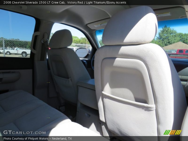 Victory Red / Light Titanium/Ebony Accents 2008 Chevrolet Silverado 1500 LT Crew Cab