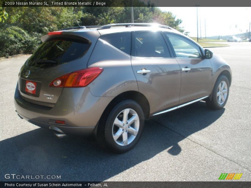 Tinted Bronze Metallic / Beige 2009 Nissan Murano SL
