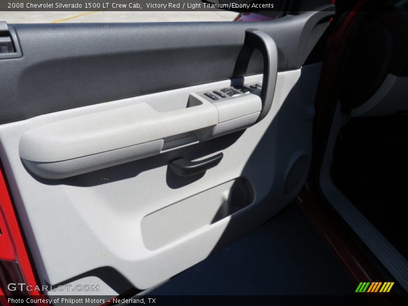 Victory Red / Light Titanium/Ebony Accents 2008 Chevrolet Silverado 1500 LT Crew Cab