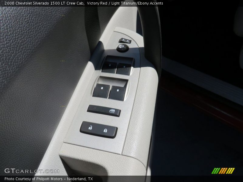 Victory Red / Light Titanium/Ebony Accents 2008 Chevrolet Silverado 1500 LT Crew Cab