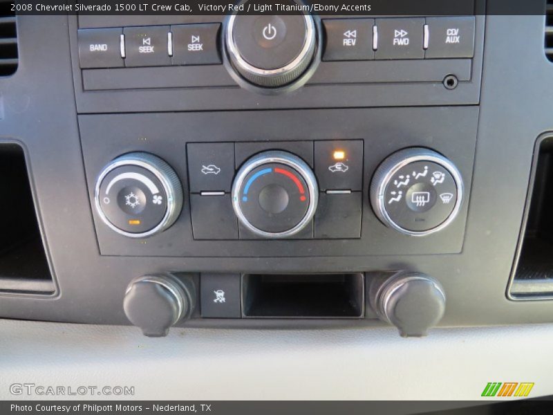 Victory Red / Light Titanium/Ebony Accents 2008 Chevrolet Silverado 1500 LT Crew Cab