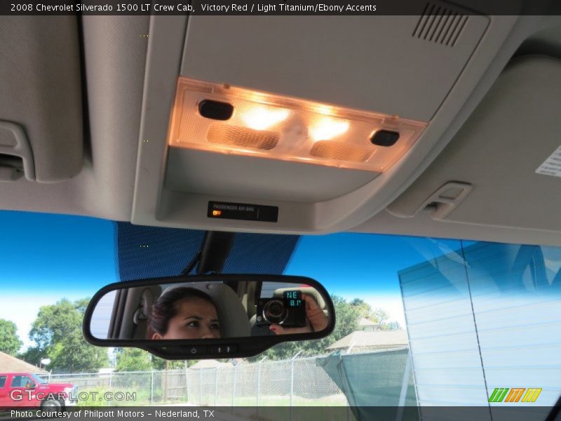 Victory Red / Light Titanium/Ebony Accents 2008 Chevrolet Silverado 1500 LT Crew Cab