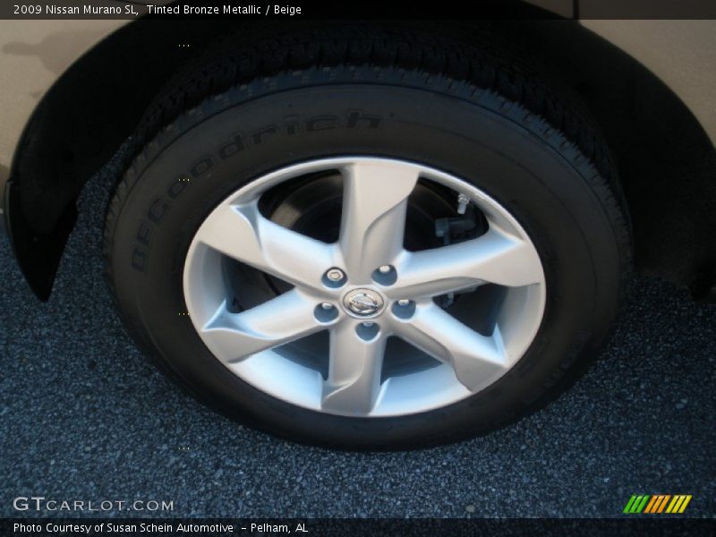 Tinted Bronze Metallic / Beige 2009 Nissan Murano SL