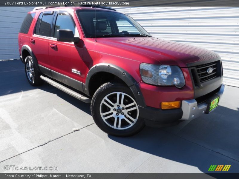 Redfire Metallic / Black/Stone 2007 Ford Explorer XLT Ironman Edition