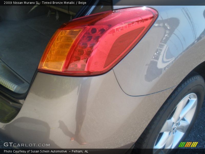 Tinted Bronze Metallic / Beige 2009 Nissan Murano SL