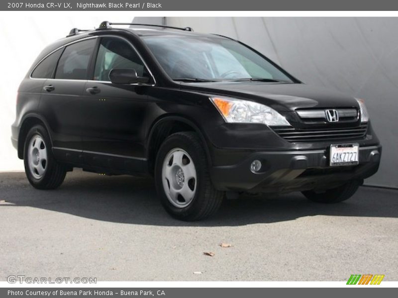 Nighthawk Black Pearl / Black 2007 Honda CR-V LX