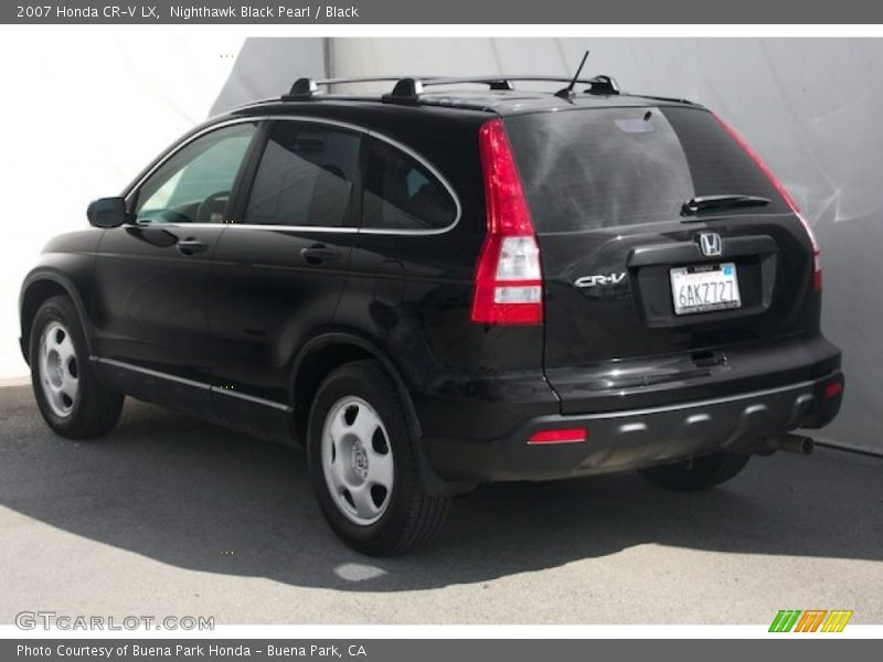Nighthawk Black Pearl / Black 2007 Honda CR-V LX
