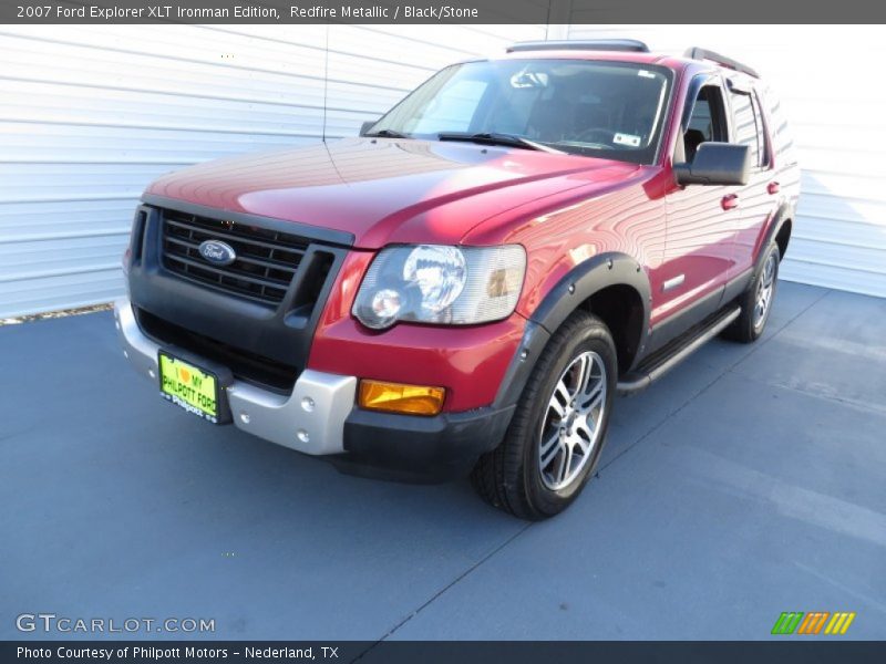 Redfire Metallic / Black/Stone 2007 Ford Explorer XLT Ironman Edition