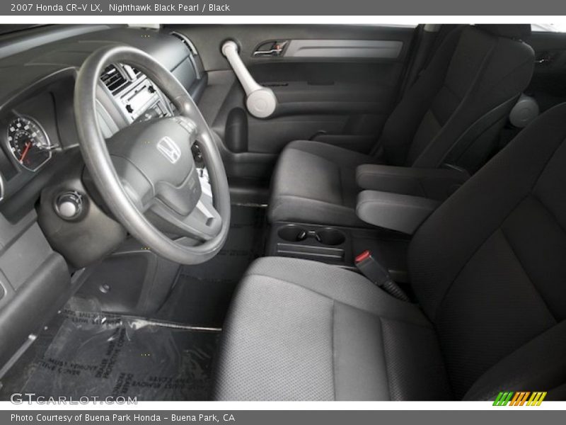 Nighthawk Black Pearl / Black 2007 Honda CR-V LX