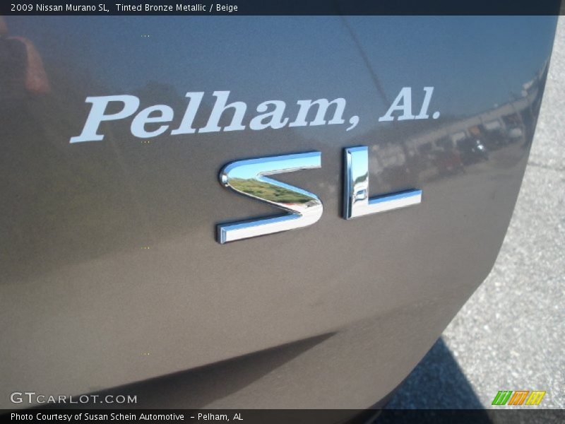 Tinted Bronze Metallic / Beige 2009 Nissan Murano SL