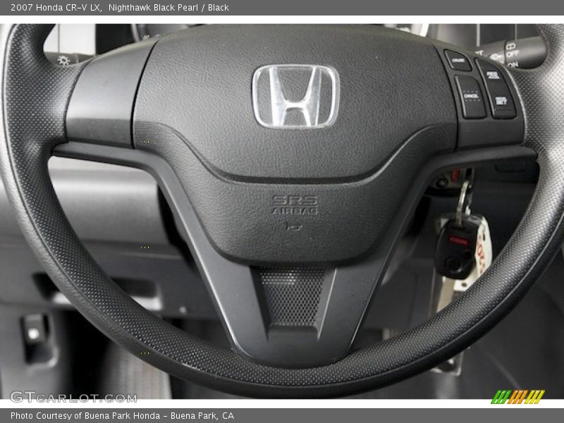 Nighthawk Black Pearl / Black 2007 Honda CR-V LX