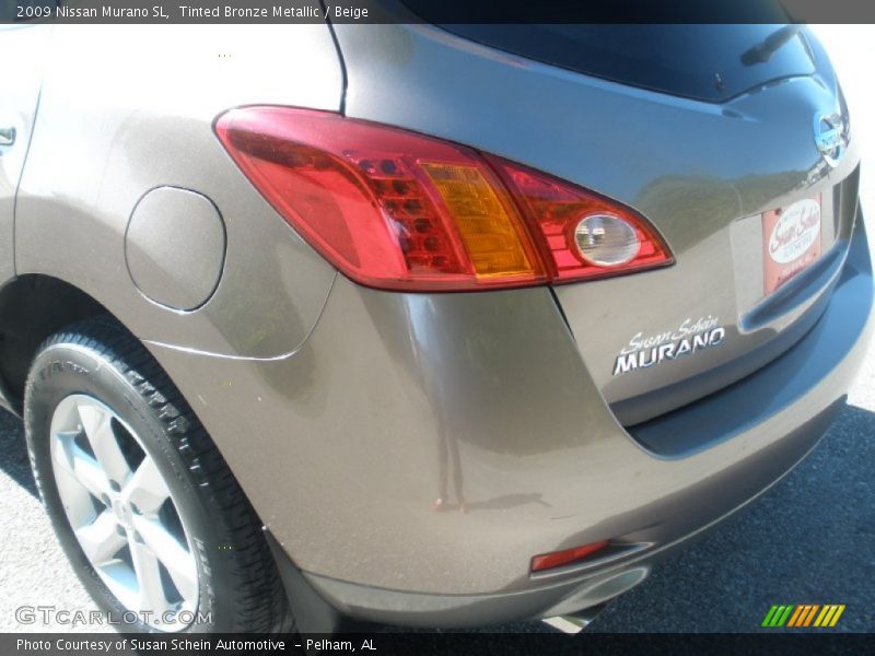Tinted Bronze Metallic / Beige 2009 Nissan Murano SL