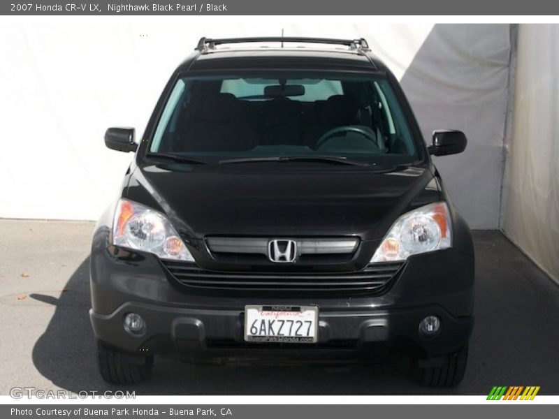 Nighthawk Black Pearl / Black 2007 Honda CR-V LX