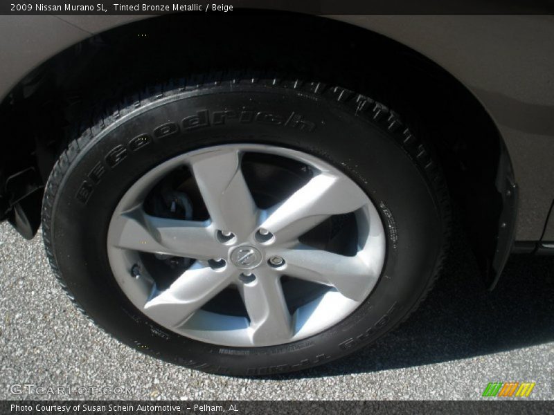 Tinted Bronze Metallic / Beige 2009 Nissan Murano SL