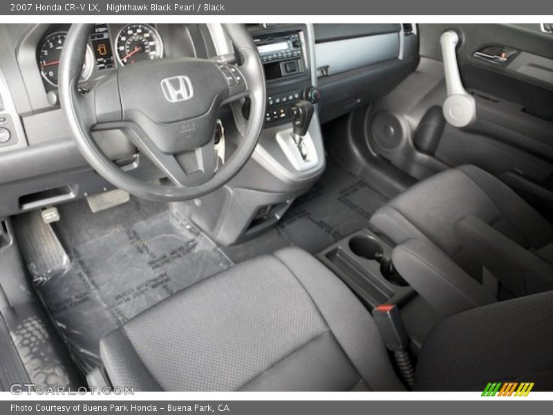 Nighthawk Black Pearl / Black 2007 Honda CR-V LX