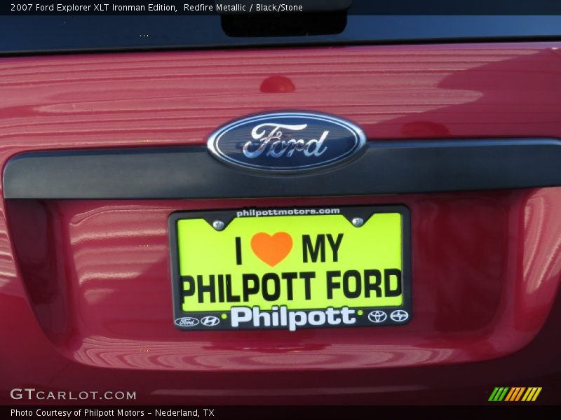 Redfire Metallic / Black/Stone 2007 Ford Explorer XLT Ironman Edition