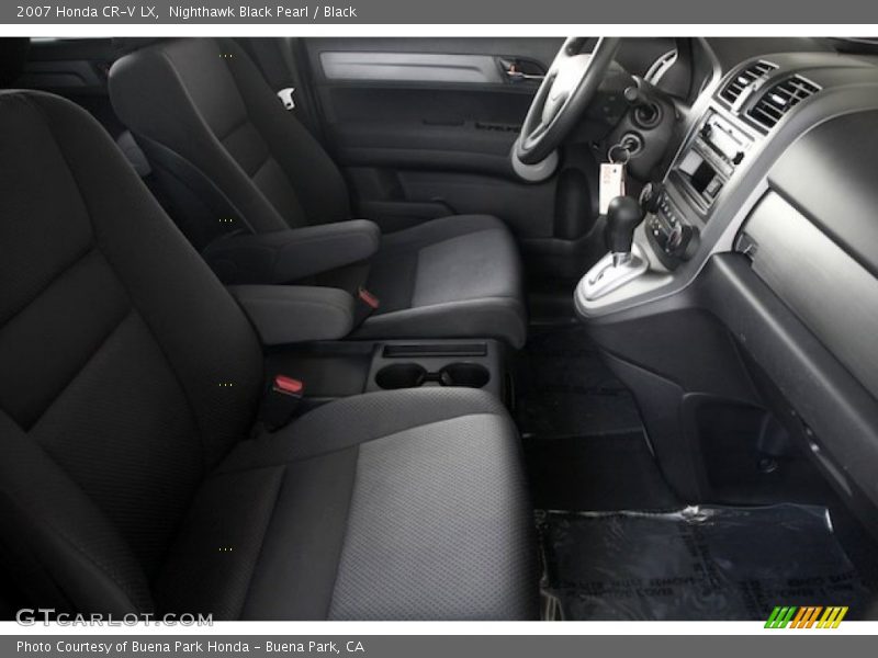 Nighthawk Black Pearl / Black 2007 Honda CR-V LX