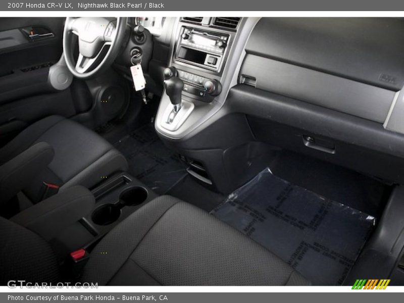 Nighthawk Black Pearl / Black 2007 Honda CR-V LX