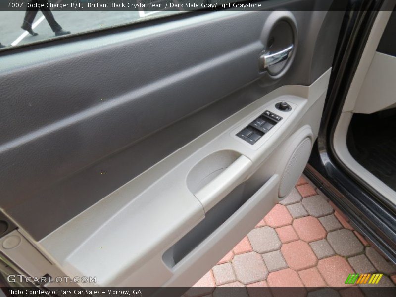 Brilliant Black Crystal Pearl / Dark Slate Gray/Light Graystone 2007 Dodge Charger R/T