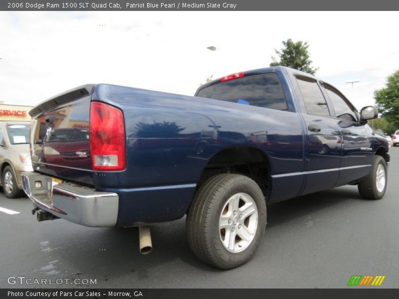 Patriot Blue Pearl / Medium Slate Gray 2006 Dodge Ram 1500 SLT Quad Cab