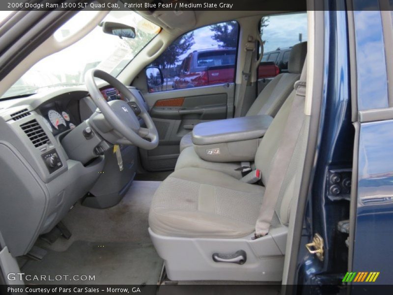 Patriot Blue Pearl / Medium Slate Gray 2006 Dodge Ram 1500 SLT Quad Cab