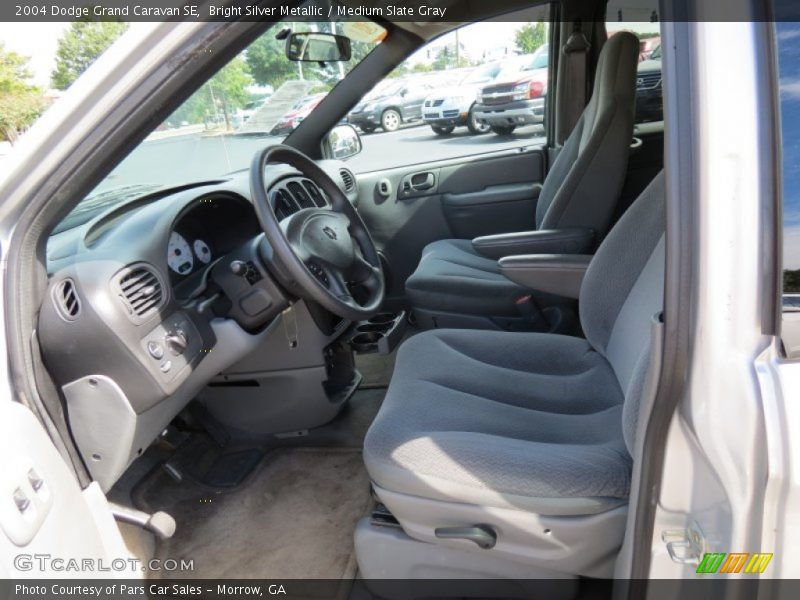 Bright Silver Metallic / Medium Slate Gray 2004 Dodge Grand Caravan SE