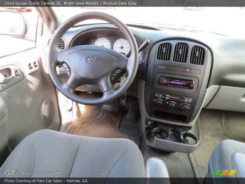 Bright Silver Metallic / Medium Slate Gray 2004 Dodge Grand Caravan SE