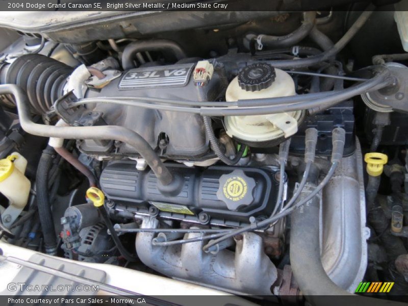 Bright Silver Metallic / Medium Slate Gray 2004 Dodge Grand Caravan SE