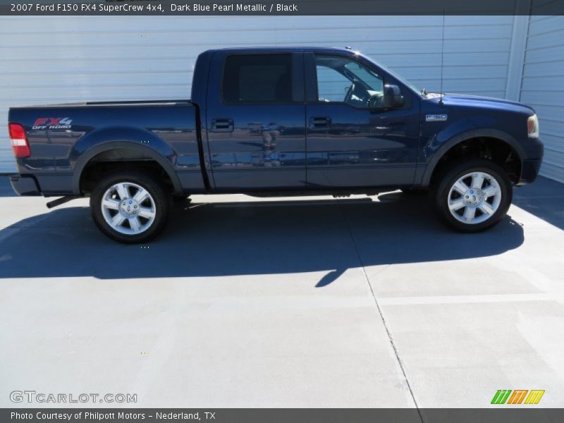 Dark Blue Pearl Metallic / Black 2007 Ford F150 FX4 SuperCrew 4x4