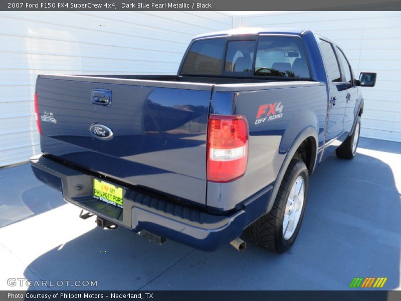 Dark Blue Pearl Metallic / Black 2007 Ford F150 FX4 SuperCrew 4x4