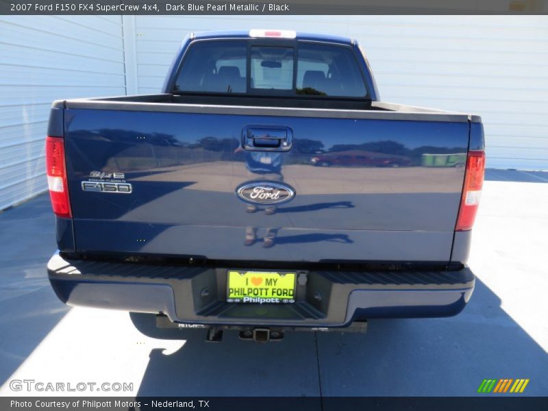 Dark Blue Pearl Metallic / Black 2007 Ford F150 FX4 SuperCrew 4x4