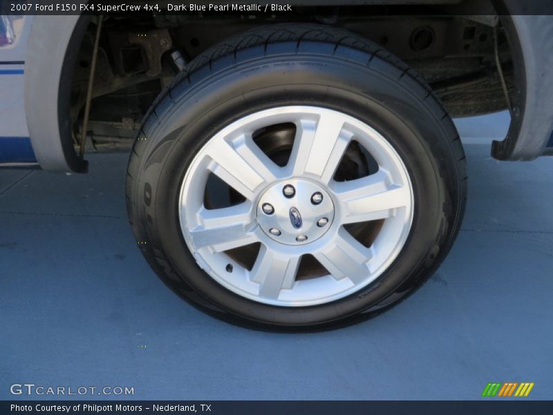 Dark Blue Pearl Metallic / Black 2007 Ford F150 FX4 SuperCrew 4x4