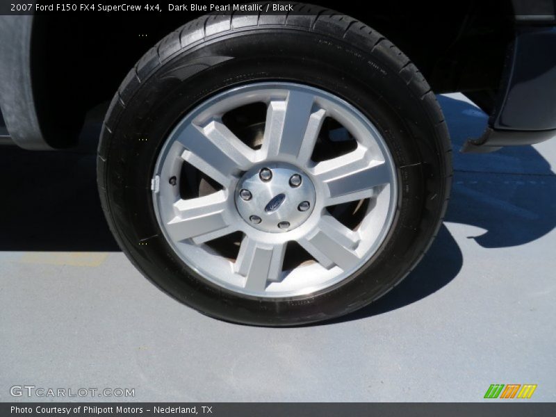 Dark Blue Pearl Metallic / Black 2007 Ford F150 FX4 SuperCrew 4x4