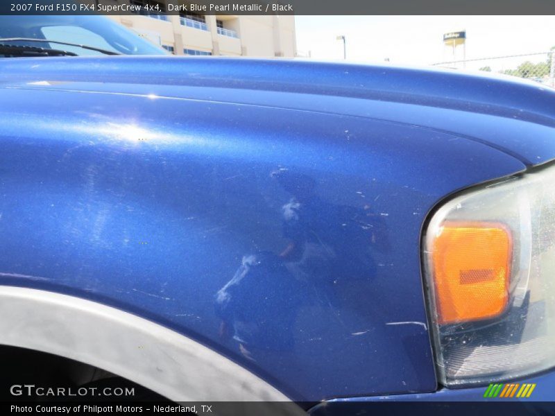 Dark Blue Pearl Metallic / Black 2007 Ford F150 FX4 SuperCrew 4x4