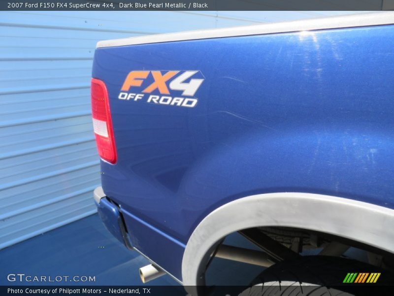 Dark Blue Pearl Metallic / Black 2007 Ford F150 FX4 SuperCrew 4x4