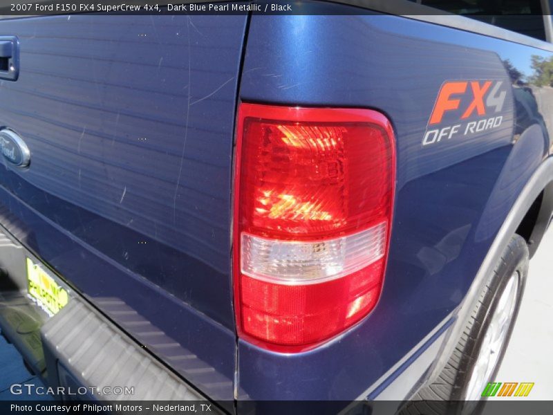 Dark Blue Pearl Metallic / Black 2007 Ford F150 FX4 SuperCrew 4x4