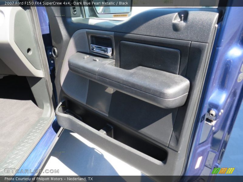 Dark Blue Pearl Metallic / Black 2007 Ford F150 FX4 SuperCrew 4x4