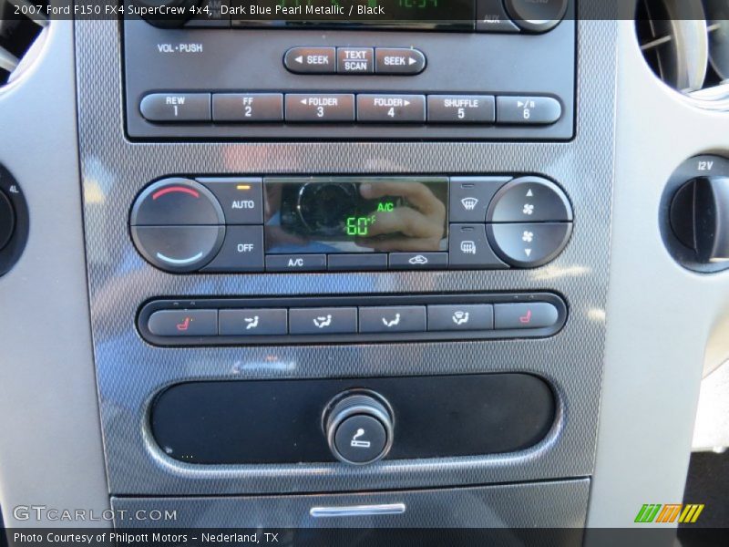 Dark Blue Pearl Metallic / Black 2007 Ford F150 FX4 SuperCrew 4x4
