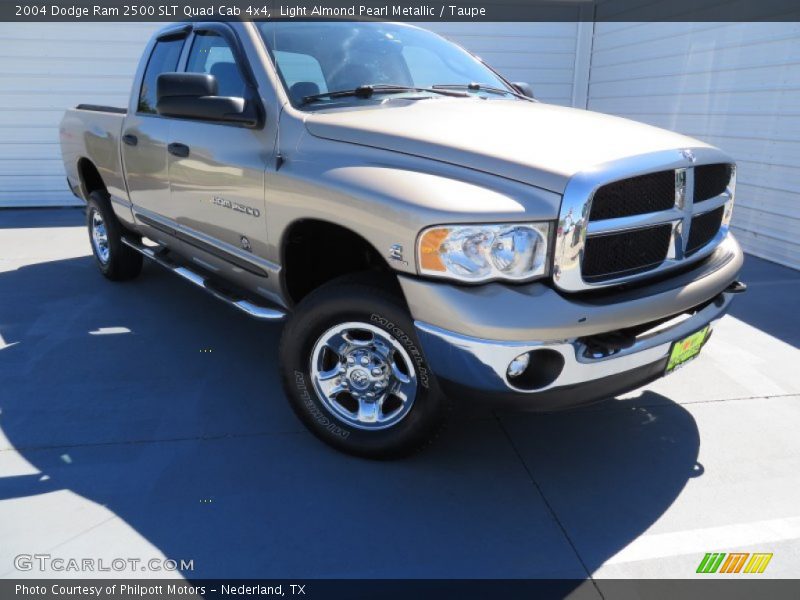 Light Almond Pearl Metallic / Taupe 2004 Dodge Ram 2500 SLT Quad Cab 4x4