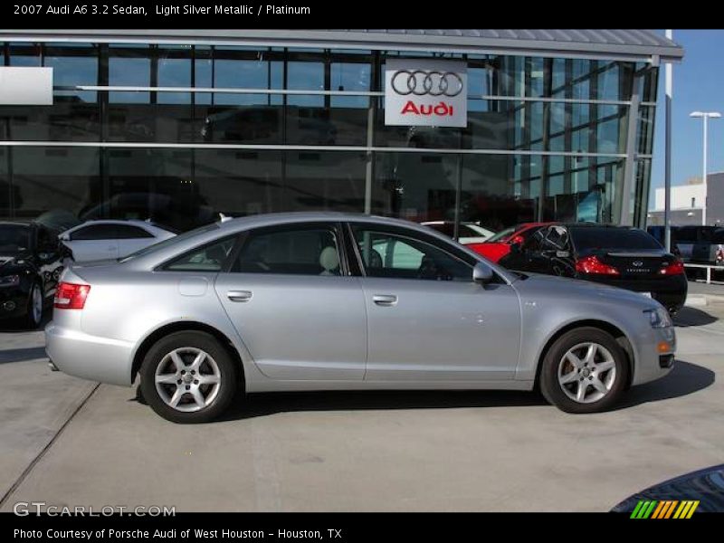 Light Silver Metallic / Platinum 2007 Audi A6 3.2 Sedan