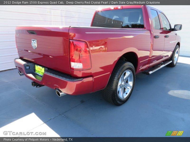 Deep Cherry Red Crystal Pearl / Dark Slate Gray/Medium Graystone 2012 Dodge Ram 1500 Express Quad Cab