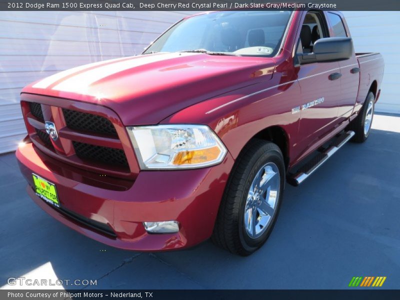 Deep Cherry Red Crystal Pearl / Dark Slate Gray/Medium Graystone 2012 Dodge Ram 1500 Express Quad Cab
